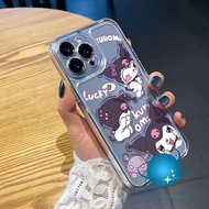 Cute Cartoon Kuromi Soft Case Xiaomi 14 Redmi 15C C85 13X 13C poco C65 M6 X6 Pro Premium Note 13 Pro