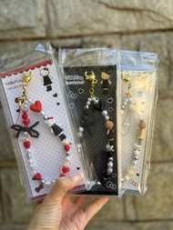 🇯🇵日本直送 長腿Hello Kitty 珍珠手機掛繩 全3款 電話繩