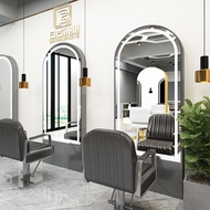 New Mirror กระจก มีไฟLED เปิด-ปิดระบบสัมผัส กระจกมีไฟ กระจกตั้งพื้น ร้านเสริมสวย ร้านตัดผม ขนาด200*8