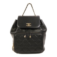 CHANEL 牛皮皮革Affinity Backpack金扣背包