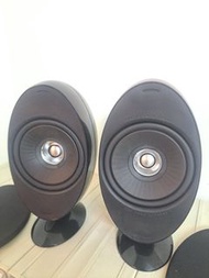 95成新，KEF 同軸靚聲衛星小喇叭，可當小型前置放書房聽歌，超少用冇花冇崩，磁石靚網