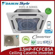 (WIFI) DAIKIN 3.5HP SkyAir INVERTER CASSETTE FCFC85AV1MF &amp; RZFC85AGVMM R32 INVERTER CEILING CASSETTE FCFC85A FCFC