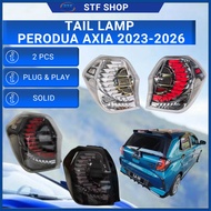 Perodua Axia 2023-2025 Dynamic Led Tail Lamp Taillamp Taillight Light Running Signal Albino Smoke