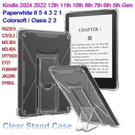 Soft TPU Clear Case For Kindle 12th 11th 10th 8th 7th 6th 5th Gen Paperwhite 6 5 4 3 2 1 Colorsoft O