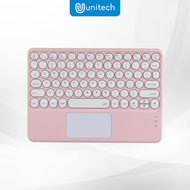 Keyboard Bluetooth Slim + Touchpad Rechargeable Unitech 250C untuk Hp Tablet Laptop Smart TV