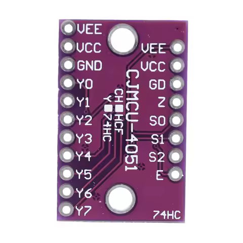 74HC4051 CD4051 Single 8-Channel Analog Multiplexer Selector Module Analog Multiplexer Board Module 