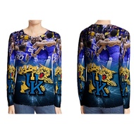Kentucky Wildcats Fullprint Long Sleeve T-Shirt Unisex T-Shirt Polyester Jersey Dryfit Material