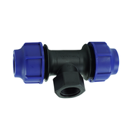 สามทางเกลียวในPE พีอี ขนาด 63 มิล (2นิ้ว) จำนวน 1 ตัว