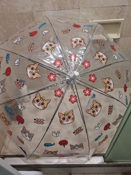 <琉球皇oki>😻可愛貓咪😻透明雨傘