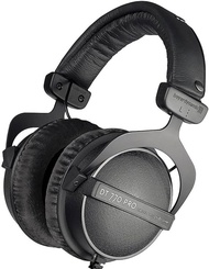 [WACB] DT 770 PRO 80/250 Ohm Black Over-Ear Studio Headphones. Enclosed Design Wired for Professiona