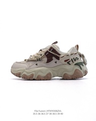 Fila mens and womens same daddy shoes FILA FUSION thick-sole heightening versatile sneakers for men 