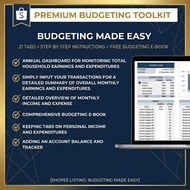 PERSONAL FINANCE BUDGET TRACKER | EXCEL TEMPLATE
