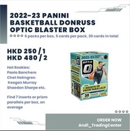 2022-23 Panini Basketball Donruss Optic Blaster Box