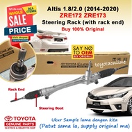 Altis 1.8/2.0 (2014-2020) Steering Rack ZRE172 ZRE173 ( Optional : Tie Rod End ) 45510-02600 TOYOTA