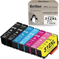 BeOne Remanufactured Ink Cartridges Replacement for Epson E312XL 312 XL T312 T312XL to Use with Expr