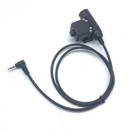 Yaesu 1 Pin 3.5mm U94 PTT Z Tactical Military Adapter for Vertex FT-60r VX-3r VX-2r VX5r VX150 VX-11
