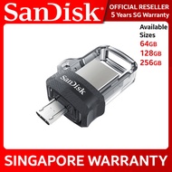 SanDisk Ultra Dual Drive m3.0 USB 3.0 MicroUSB Flash Drive 64GB 128GB DD3 SANDISK.SG