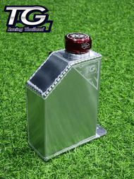 ถังพักน้ำ อลูมิเนียม ทรงแบบปากเฉียง V2 ขนาด 2x4 นิ้ว จาก TG-Racing..