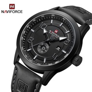 NAVIFORCE Mens Watches Top Luxury Brand Fashion Sport Watches Men Waterproof Quartz Clock Male Army Military Leather Wrist Watch