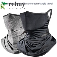 REBUY Ice Silk Mask Outdoor Summer Half Face Mask Neck Cover Riding Mask Antiperspirant Scarf Dustproof Triangular Towel Ice Silk Scarf
