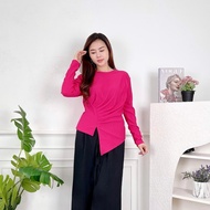 Tq88indonesia Tops LatestWanitas Zia Knit Top/ Hornet Trendy Blouse/