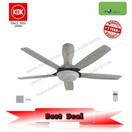 KDK 5 Blade Remote Control Ceiling Fan - K14Y5 Grey