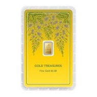 Ausiris ทองคำแท่ง 99.99% น้ำหนัก 1 g Gold Treasures ลายการ์ดดอกราชพฤกษ์ (324386-667670010)