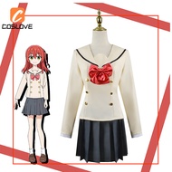 Anime BOCCHI THE ROCK Ikuyo Kita Cosplay Clothing Full Set Costume Suit For Woman JK Uniform Dress C