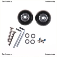 {carda} 2pcs Luggage Suitcase Replacement Wheels Axles Repair Parts