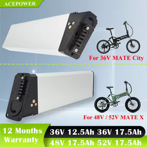 For MATE X MATE City Fusion Electric Bicycle Battery 36V 13Ah 17.5Ah 48V 17.5Ah Battery for MATE X M