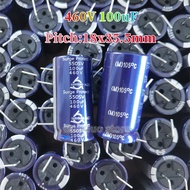 2pcs 460V100uF 550SV High Frequency Low Impedance 460V 100UF 105 Electrolytic Capacitor Pitch 18x35.