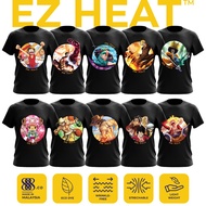 888.CO x Animake Collection Anime Microfiber Jersey Baju Jersi Tshirt One Piece Black Edition