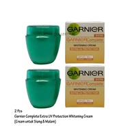 Garnier Complete Extra UV Protection Whitening Cream / Krim Garnier Siang Malam 2 Pcs