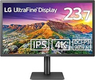 LG 24MD4KL-B Monitor Display, 23.7 Inches, UltraFine 4K (3840 x 2160), IPS Matte, 98% DCI-P3, Thunderbolt™ 3, 3 Year Peace of Mind, No Shine