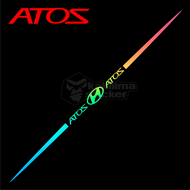 Sticker Laser Mobil. Sticker Laser Logo Merk dan jenis Mobil Hyundai Accent Atoz Creta Getz h-1 Ioni