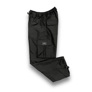 Original Men's 2-in-1 Long and Short Zip-Up Cargo Pants, Water-Resistant, Outdoor Black