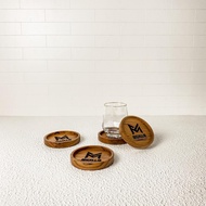 Teak Wood Coaster (FREE ENGRAVING) PREMIUM Wooden Coaster| Wooden Coaster