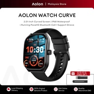 Aolon Curve Smart Watch HD Curved Screen Waterproof Original Fitness Heart Rate Blood Oxygen Sport S