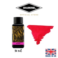 Diamine Fountain Pen 30ml Bottle Ink Scarlet