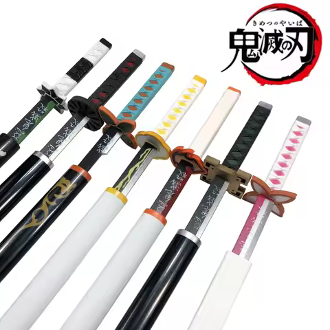 Cosplay Anime Demon Slayer Original Katana Weapon Sword Shinazugawa Sanemi Kyoujurou Tanjirou Swords