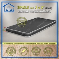 5 Inci Tilam Single Saiz/Single Size 5 Inch Rebond Foam Mattress/ Tilam Bujang