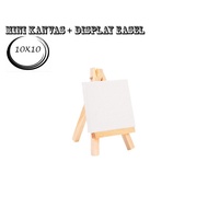 Kanvas Lukis Mini + Display Easel / Mini Kanvas 10X10