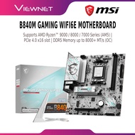 MSI B840M GAMING WIFI6E Motherboard | AMD AM5 B840 | Ryzen 9000 8000 7000 | DDR5 | WiFi 6E | PCIe 4.