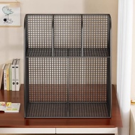 [48H Shipping] Subject classification storage rack, desktop file rack, home desk book stand, office 