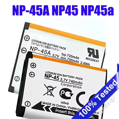 NP-45A NP45A Replacement Battery For FUJIFILM NP-45 NP-45B NP-45S XP10 XP11 J38 Z70 Z35 J40 J20 Z100