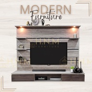 [HNM PERABOT] Modern Wall Mounted Tv Cabinet / Hall Cabinet / Tv Console / Hanging Tv Cabinet/Tv Max 50''