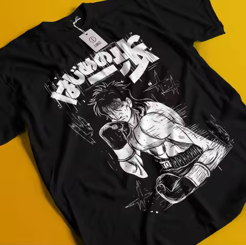 Hajime No Ippo T-Shirt Makunouchi Shirt Mamoru Ichiro Miyata Tshirt Ryo Mashiba