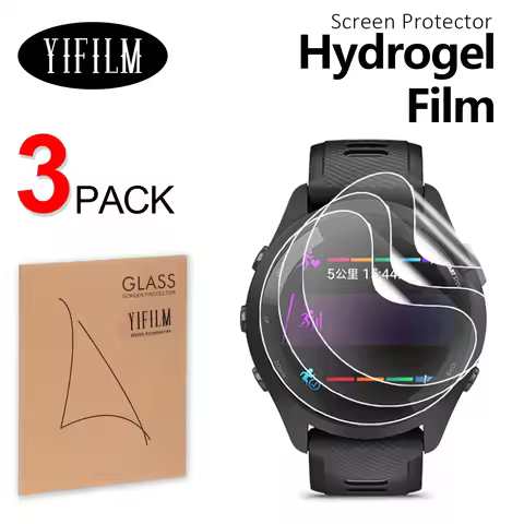 3pcs TPU Protective Film For Garmin Venu 2 Plus 3 3S Vivoactive 4 4s MARQ2 Forerunner 265S 265 965 S
