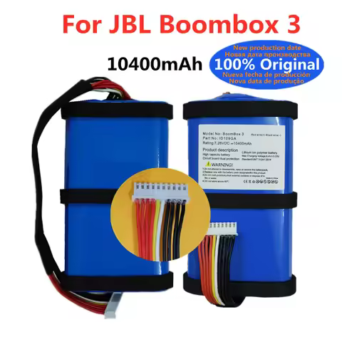 New Boombox3 Original Battery Player Speaker Bateria For JBL Boombox 3 10400mAh Wireless Bluetooth S