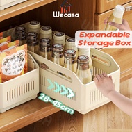 [SG] 28-45CM Expandable Storage Box Home Organizing Extended Storage Basket Snack Condiment Organize